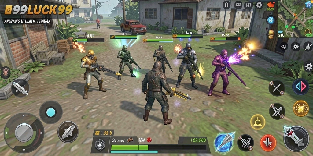 Tampilan utama aplikasi 99LUCK99 yang intuitif dan fungsional.