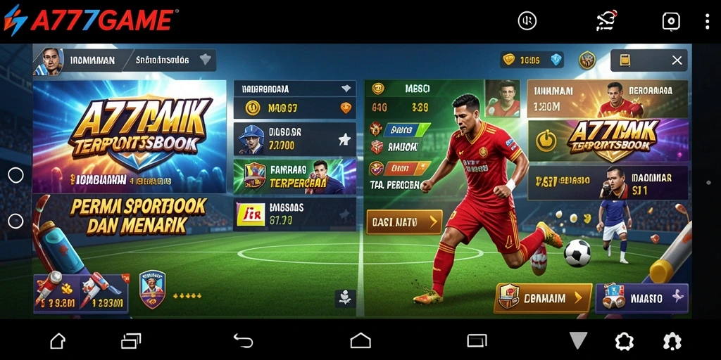 Screenshot A777GAME menampilkan pengalaman taruhan yang mengasyikkan.