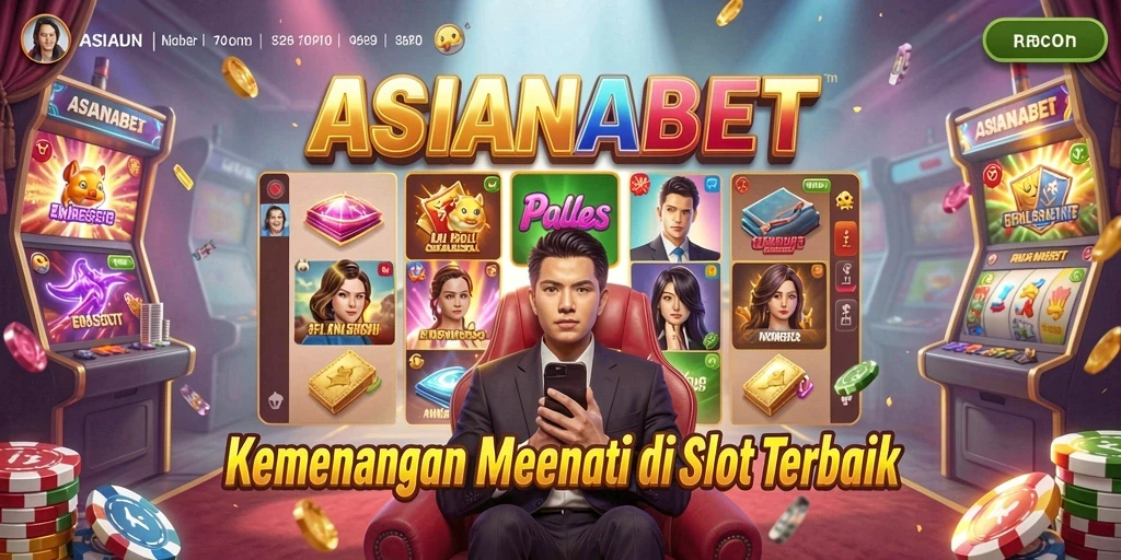 Tampilan gameplay slot yang menarik dan penuh warna di ASIANABET.