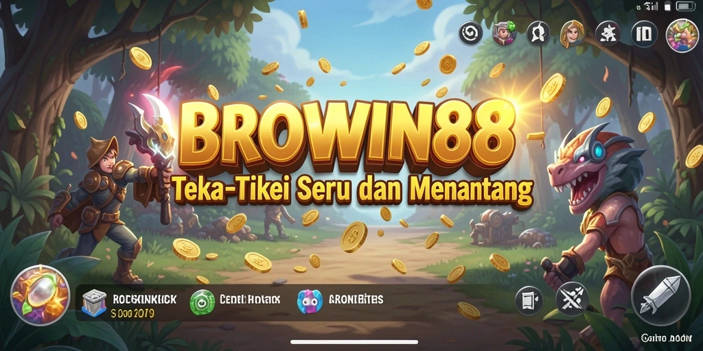 Tampilan gameplay BROWIN88 yang penuh warna dan menantang.