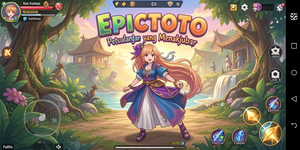 Tampilan gameplay EPICTOTO yang seru dan dinamis.