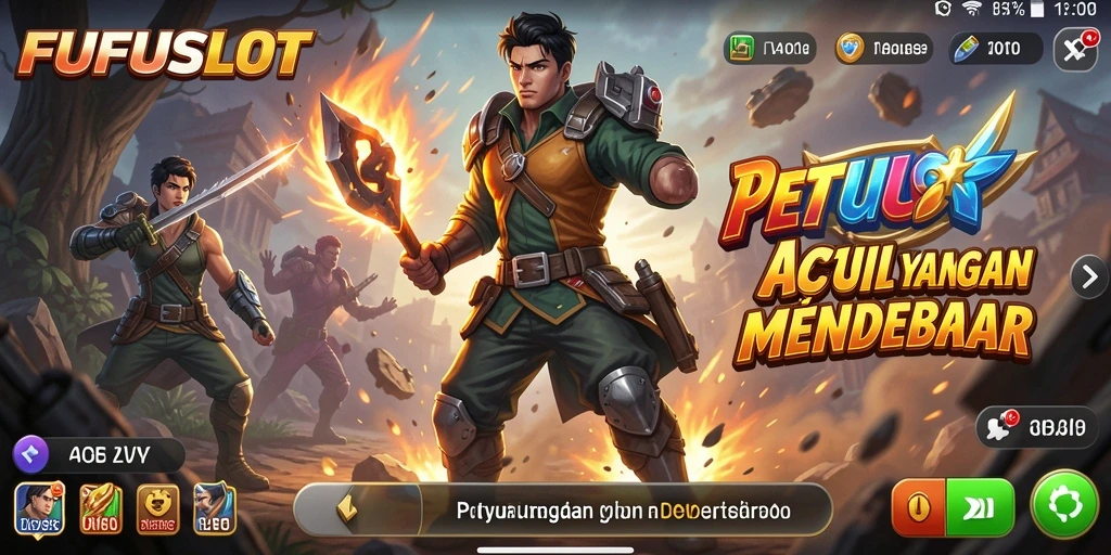 Gameplay seru FUFUSLOT yang menegangkan dan penuh aksi.