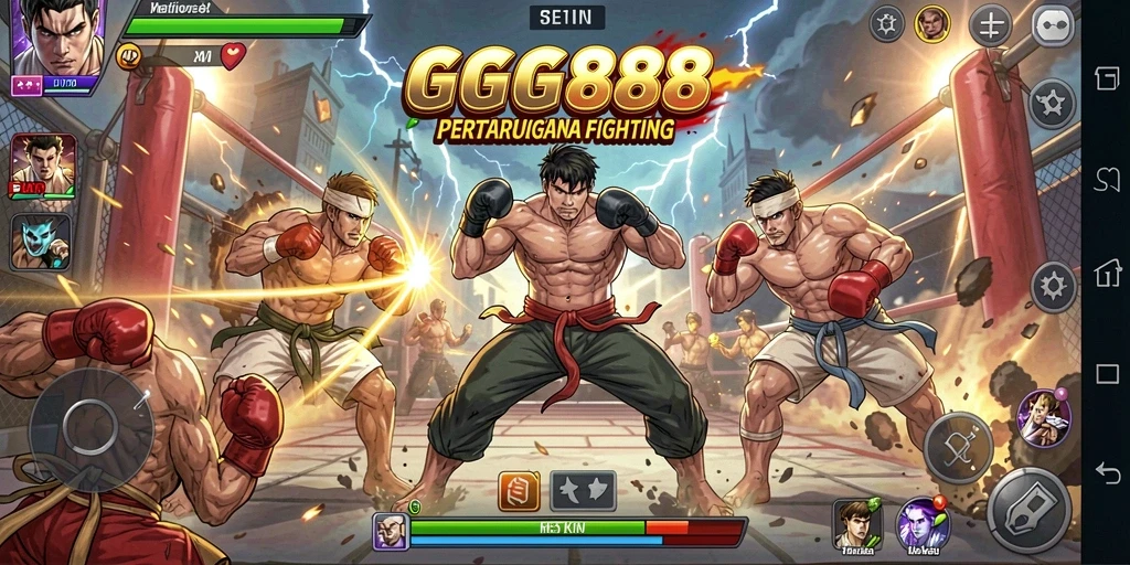 Tampilan gameplay GGG888 yang mendebarkan dan penuh aksi.