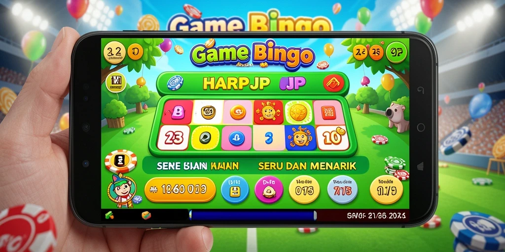 Tangkapan layar dari gameplay seru HARAPJP dalam permainan Bingo.