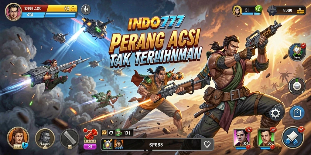 Screenshot gameplay INDO777 yang mendebarkan dan penuh aksi.