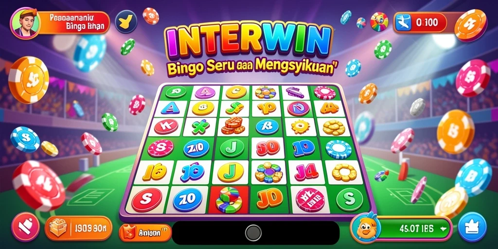 Tampilan screenshot INTERWIN yang menampilkan keseruan gameplay Bingo.
