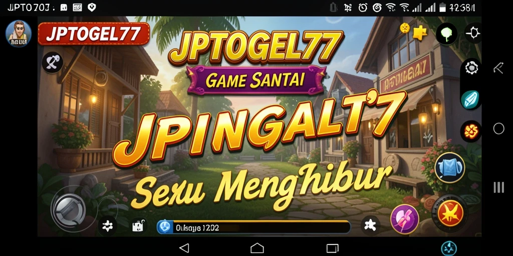 Screenshot gameplay JPTOGEL77 yang ceria dan penuh warna.