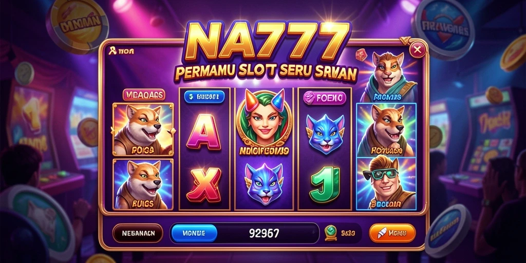 Tampilan gameplay <strong>NA777</strong> yang seru dan penuh warna.