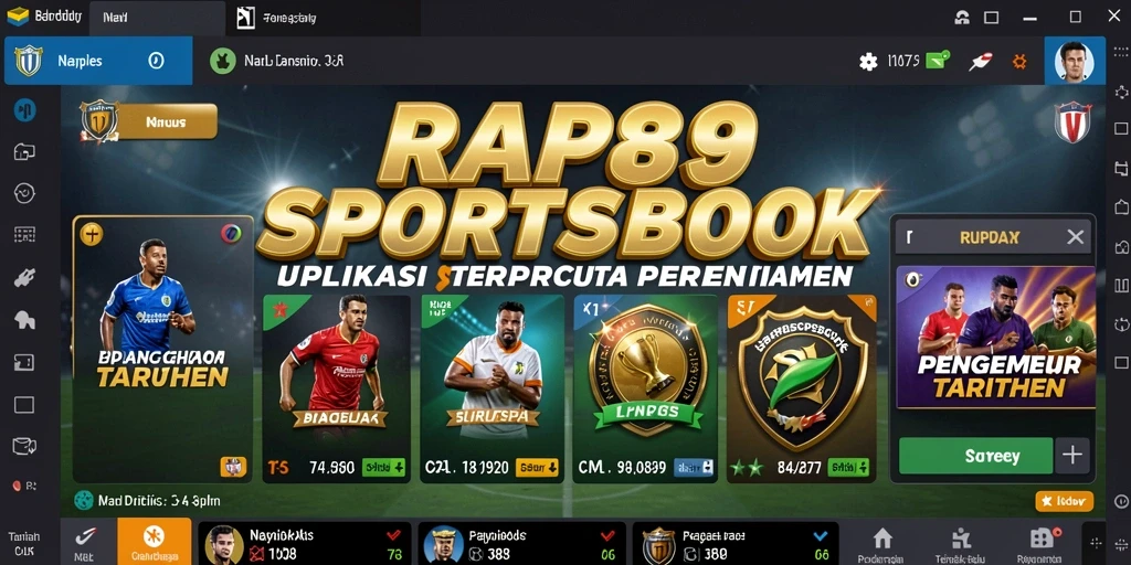 Gameplay menarik dan antarmuka user-friendly dari RAP89.