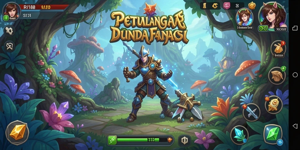 Gameplay seru petualangan di dunia fantasi RI188.
