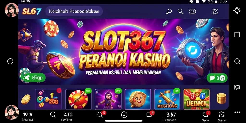 Screenshot utama SLOT367 menampilkan gameplay yang memikat dengan efek visual yang menakjubkan.