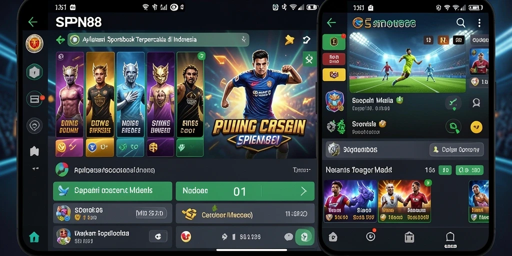 Tampilan gameplay SPN88 dengan fitur taruhan olahraga yang menarik.