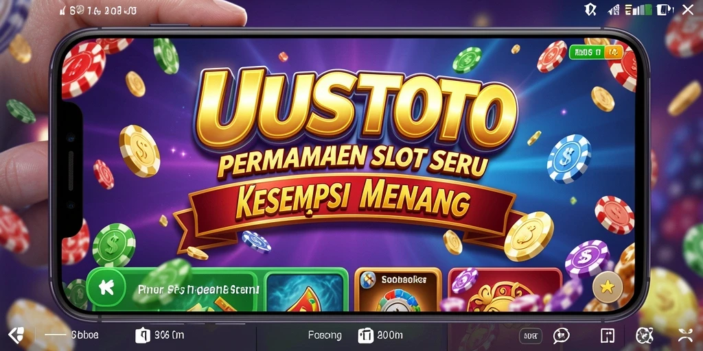 Screenshot utama UUSTOTO menunjukkan gameplay Slot yang menarik dan interaktif.